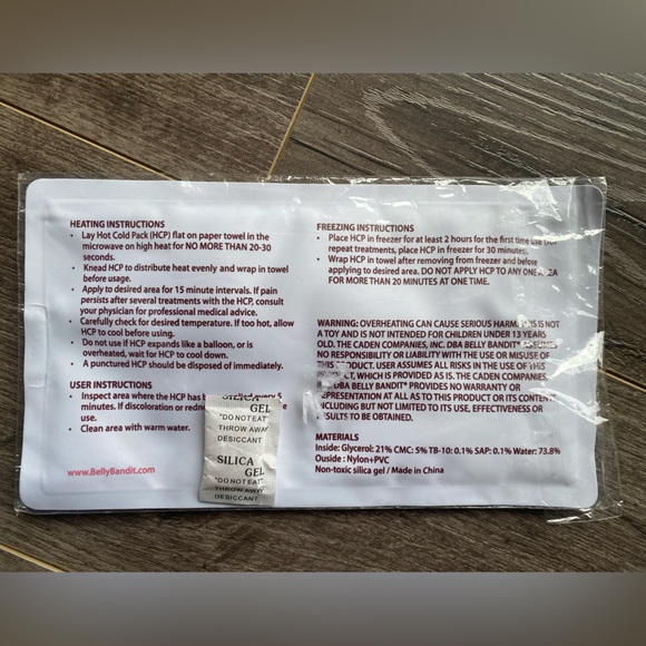 Belly Bandit heat & cold pack, never used; still in packaging. *HEAT PACK ONLY* - Picture 3 of 3